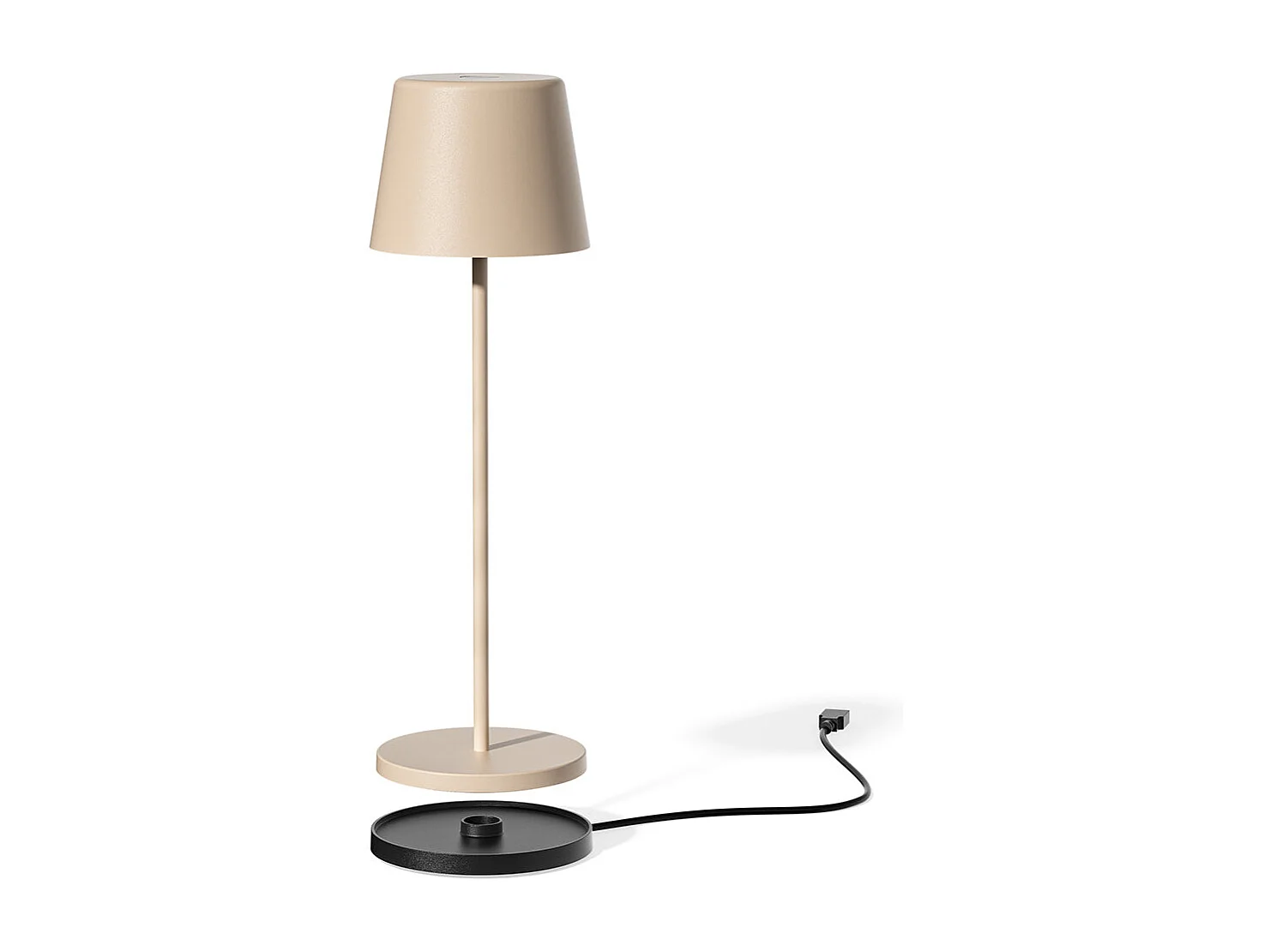 Lampe de table sans fil KELLY Sable H38cm