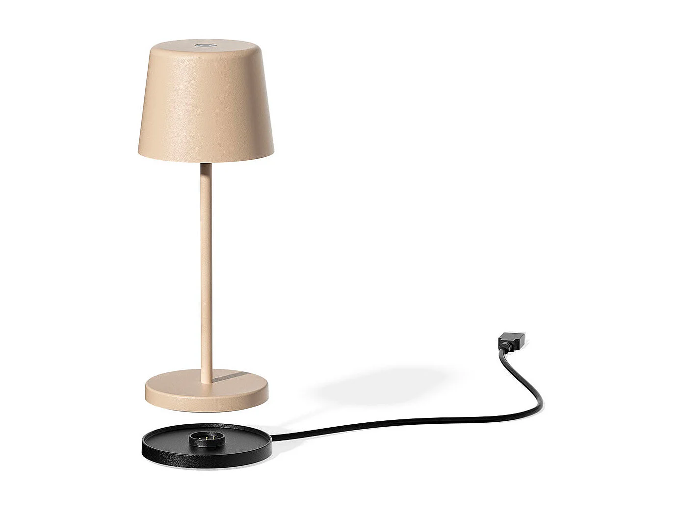 Lampe de table sans fil MINI KELLY Sable H22cm