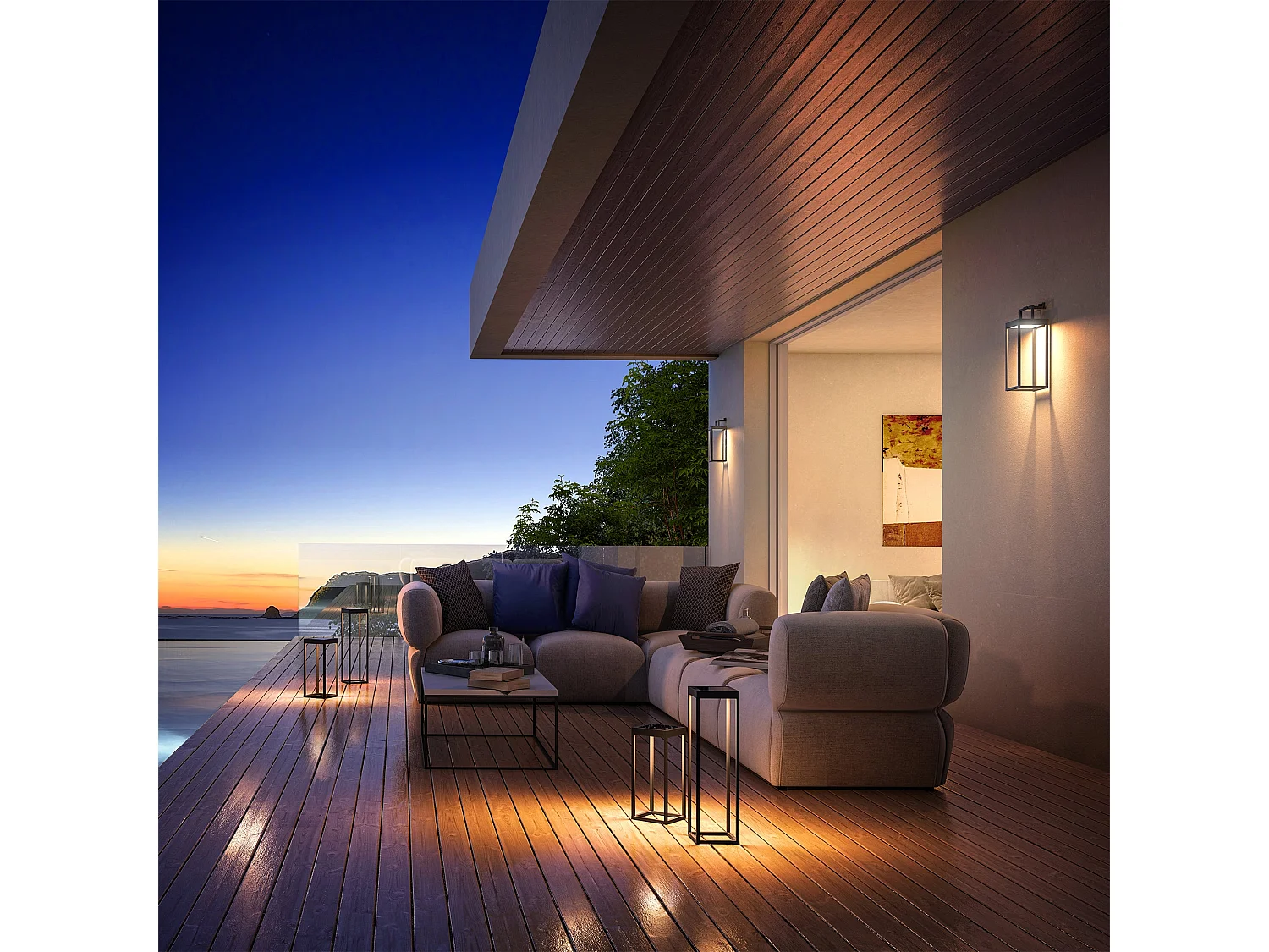 Lanterne sans fil solaire rechargeable HANDY MAXI Gris H53cm