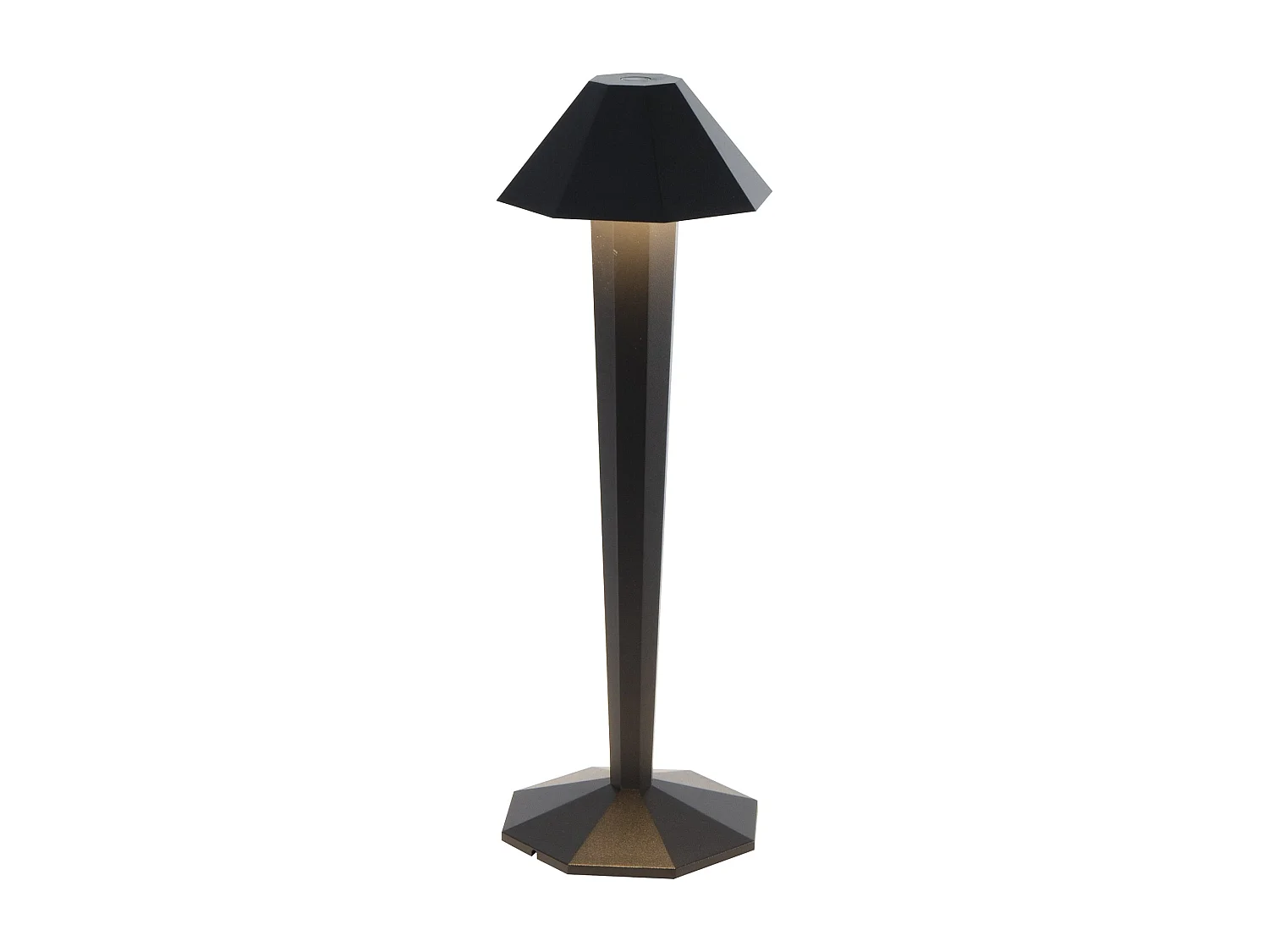 Lampe de table sans fil aluminium KRYPTON Noir H35cm
