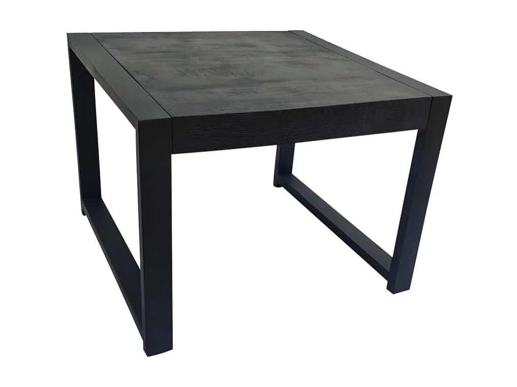 Bout de canapé noir en bois MILORA