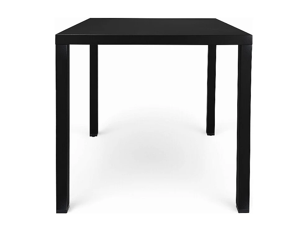 Tavolo da esterno 70×70 cm tavolo da giardino nero – Alan