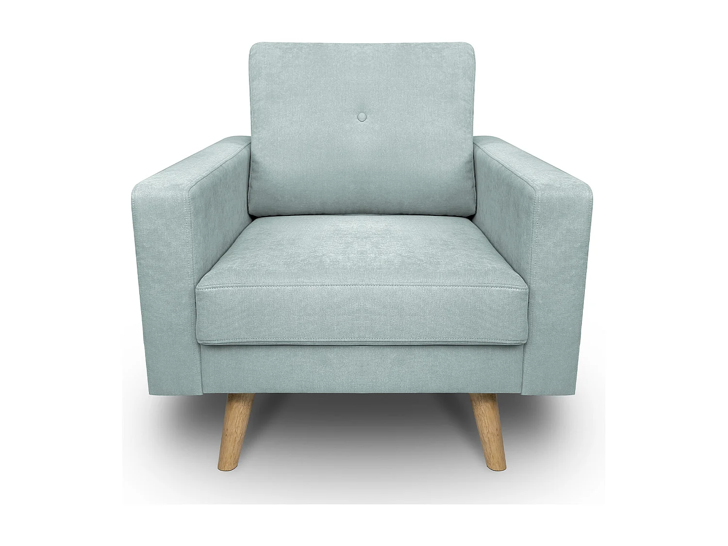 Poltrona moderna con piedi in legno – Chloe