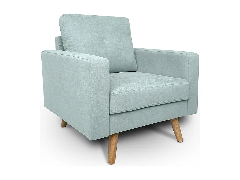 Poltrona moderna con piedi in legno – Chloe