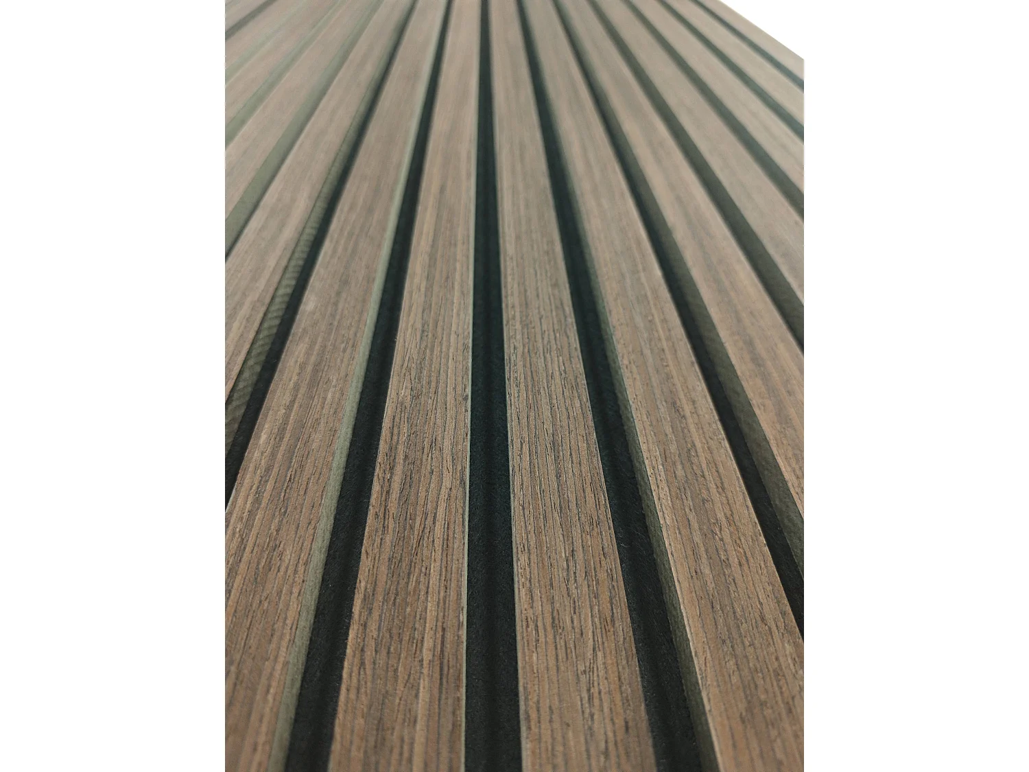 Set di 2 pannelli acustici in legno MDF,L120xL60cm SP21mm, Pannelli fonoassorbenti scansionati in 3D con finitura effetto legno Noce