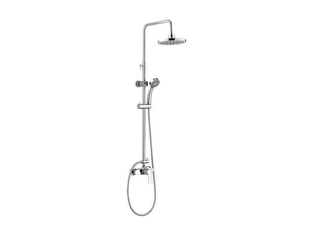 ROUSSEAU Colonne de douche avec robinet mitigeur mecanique Shenti chrome