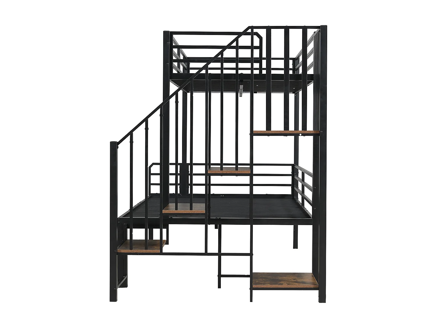 Beliche infantil 90x200cm e 120x200cm - Metal + Madeira MDF - Preto