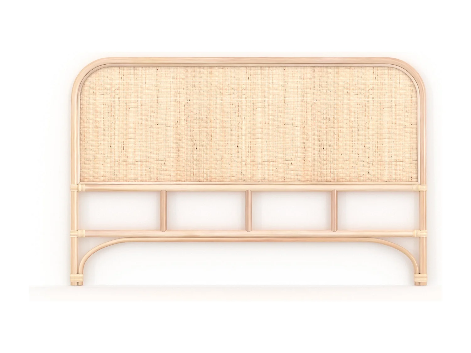 Tête de lit 140 cm en rotin naturel - Grace