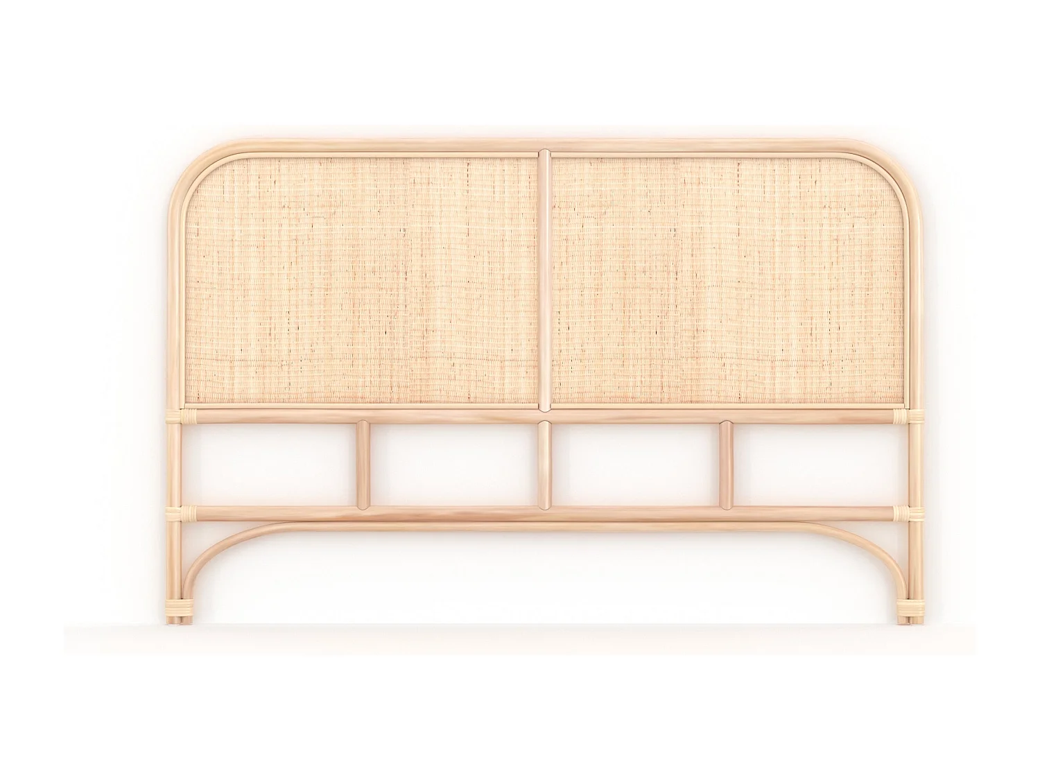 Tête de lit 140 cm en rotin naturel - Grace