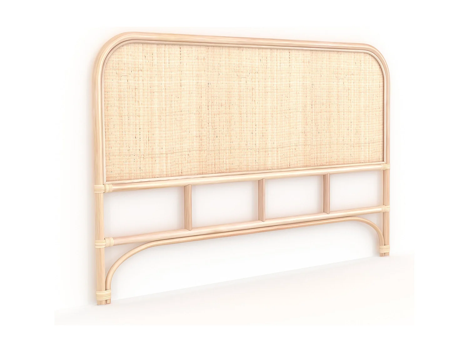 Tête de lit 140 cm en rotin naturel - Grace