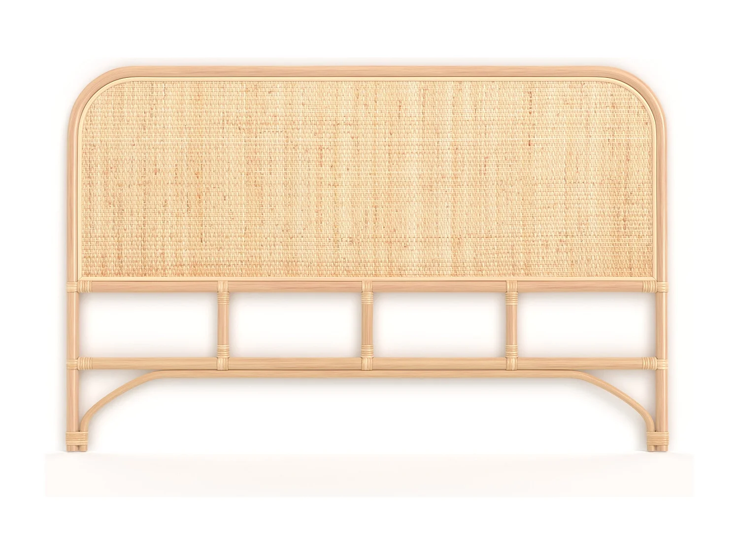 Cabecero de 140cm en ratán natural - Grace