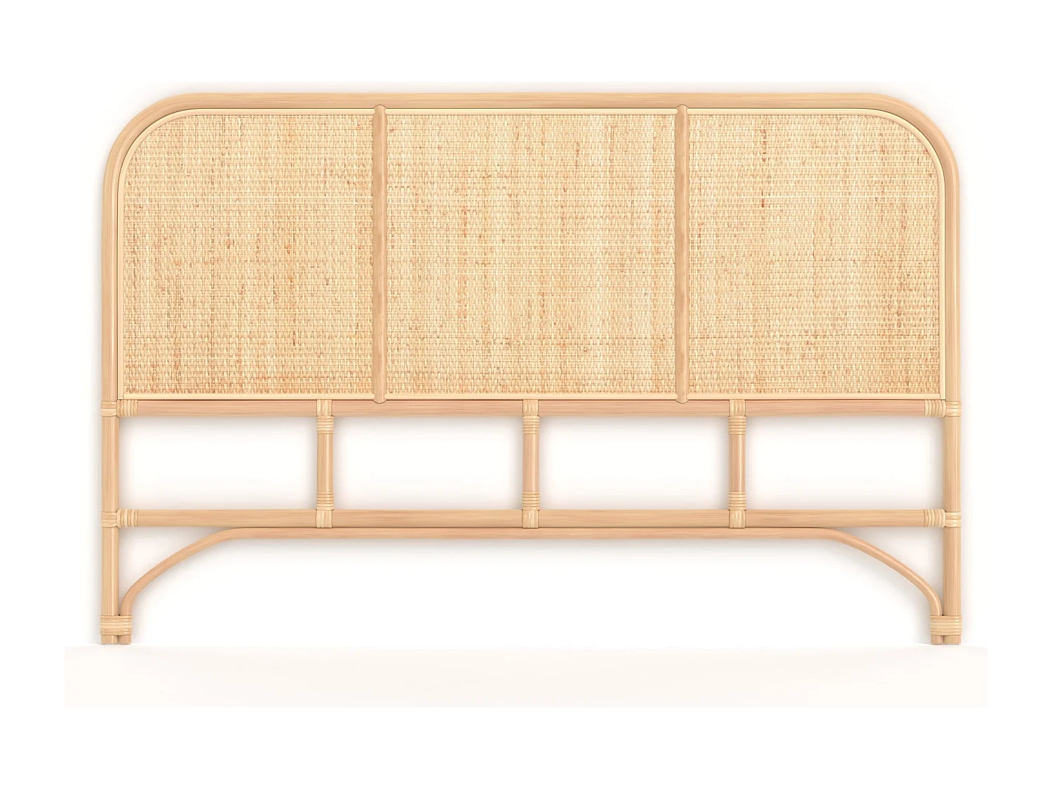 Cabecero de 140cm en ratán natural - Grace