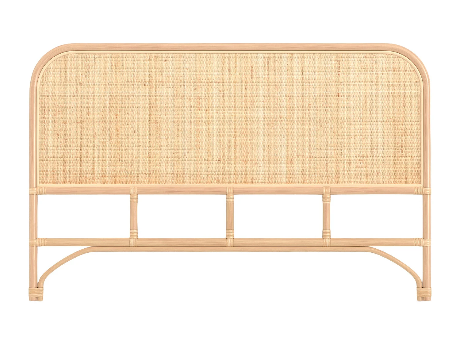 Cabecero de 140cm en ratán natural - Grace