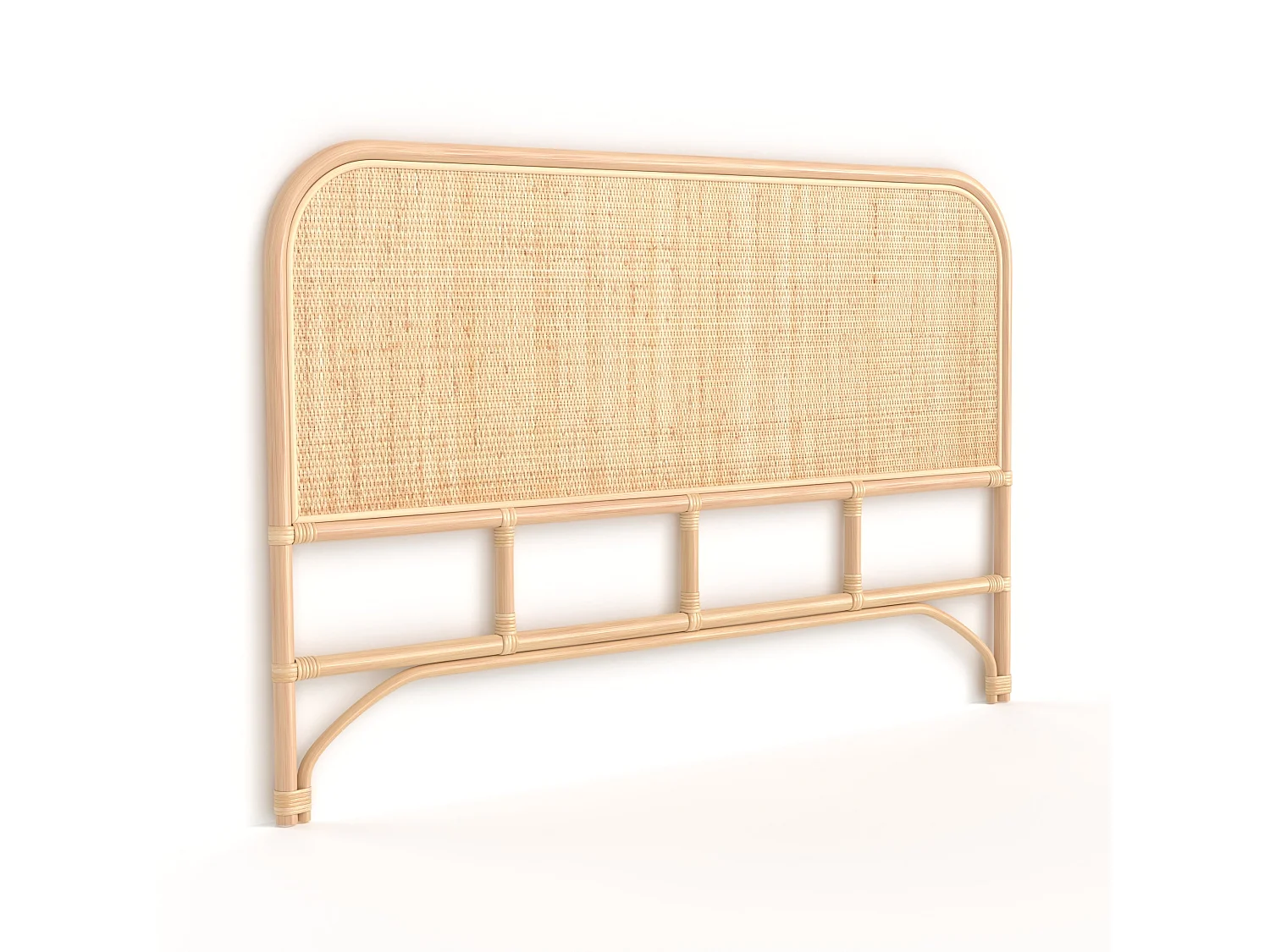 Kopfteile 140 cm aus natürlichem Rattan - Grace