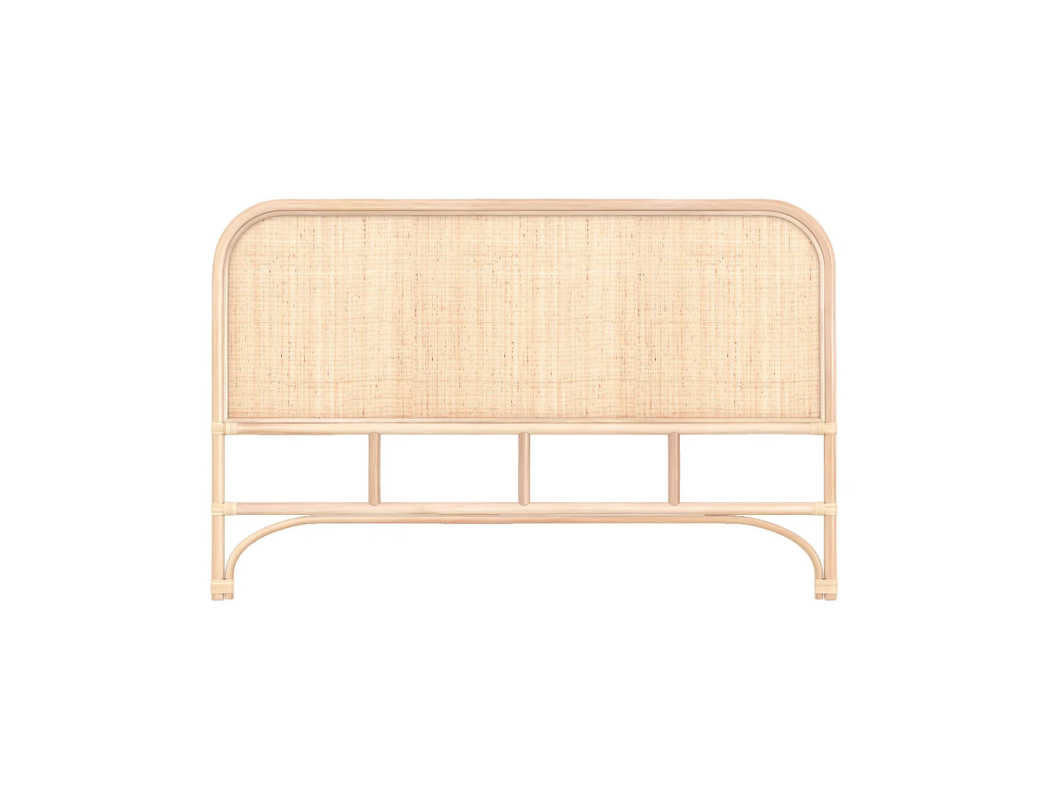 Kopfteile 140 cm aus natürlichem Rattan - Grace