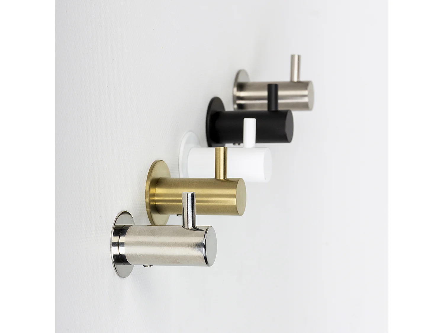 Patère salle de bains inox brillant ou mat X2 - PICOT - BATHBAZAAR