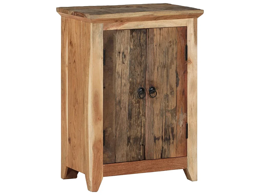Dressoir 55x33x75 cm massief acaciahout en gerecycled hout