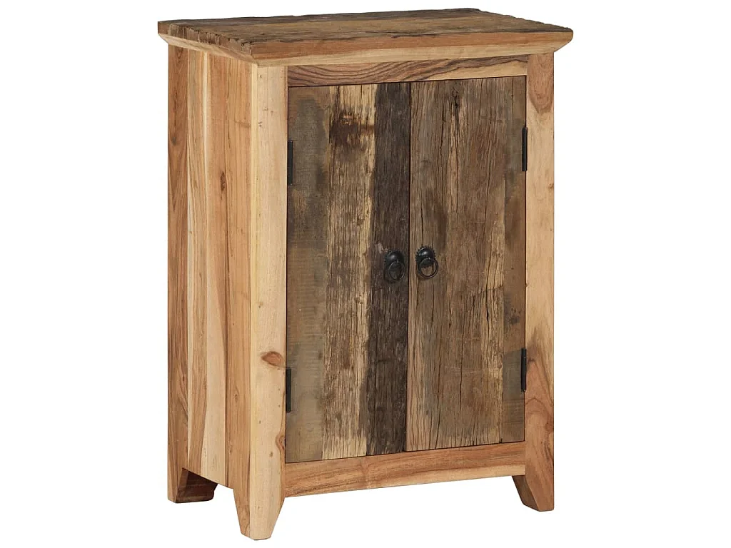 Dressoir 55x33x75 cm massief acaciahout en gerecycled hout
