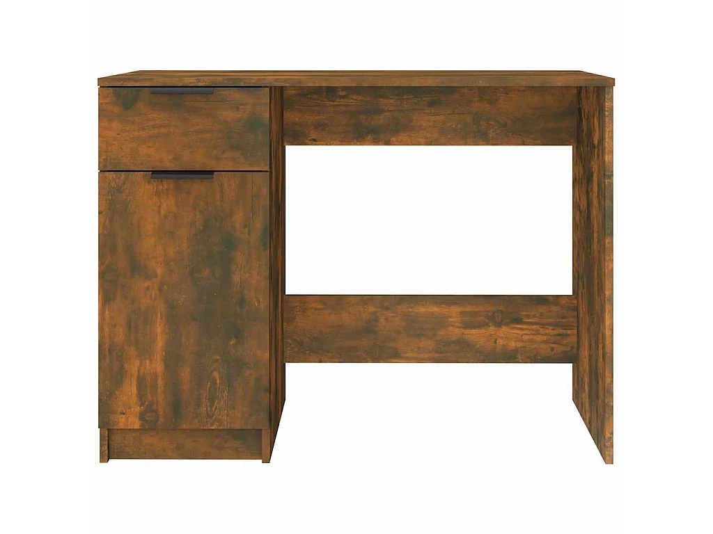Bureau Chêne fumé 100x50x75 cm Bois d'ingénierie
