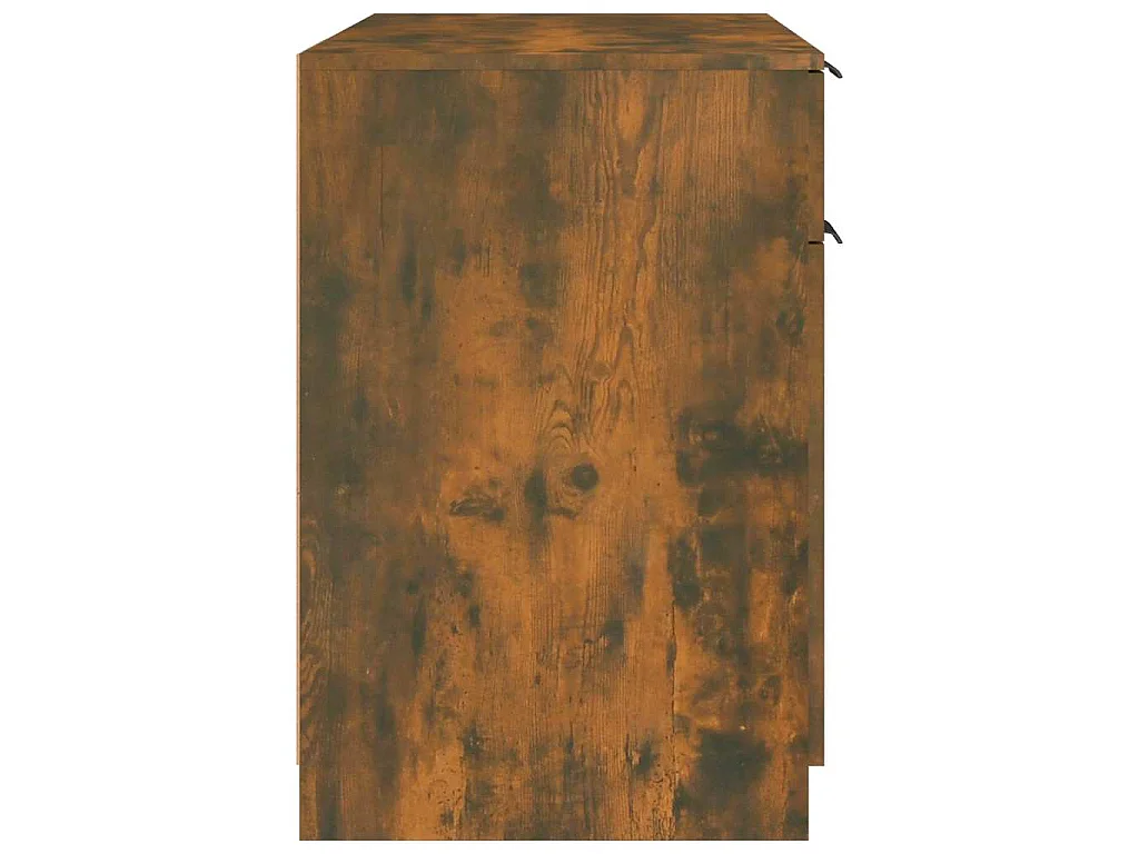 Bureau Chêne fumé 100x50x75 cm Bois d'ingénierie