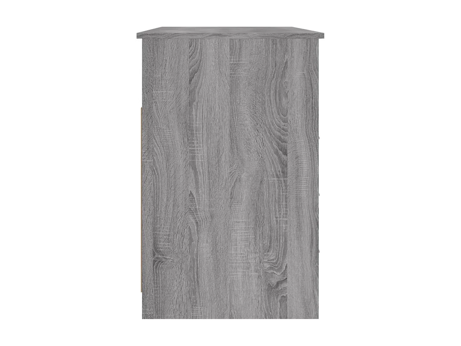 Bureau avec tiroirs Sonoma gris 102x50x76 cm Bois d'ingénierie