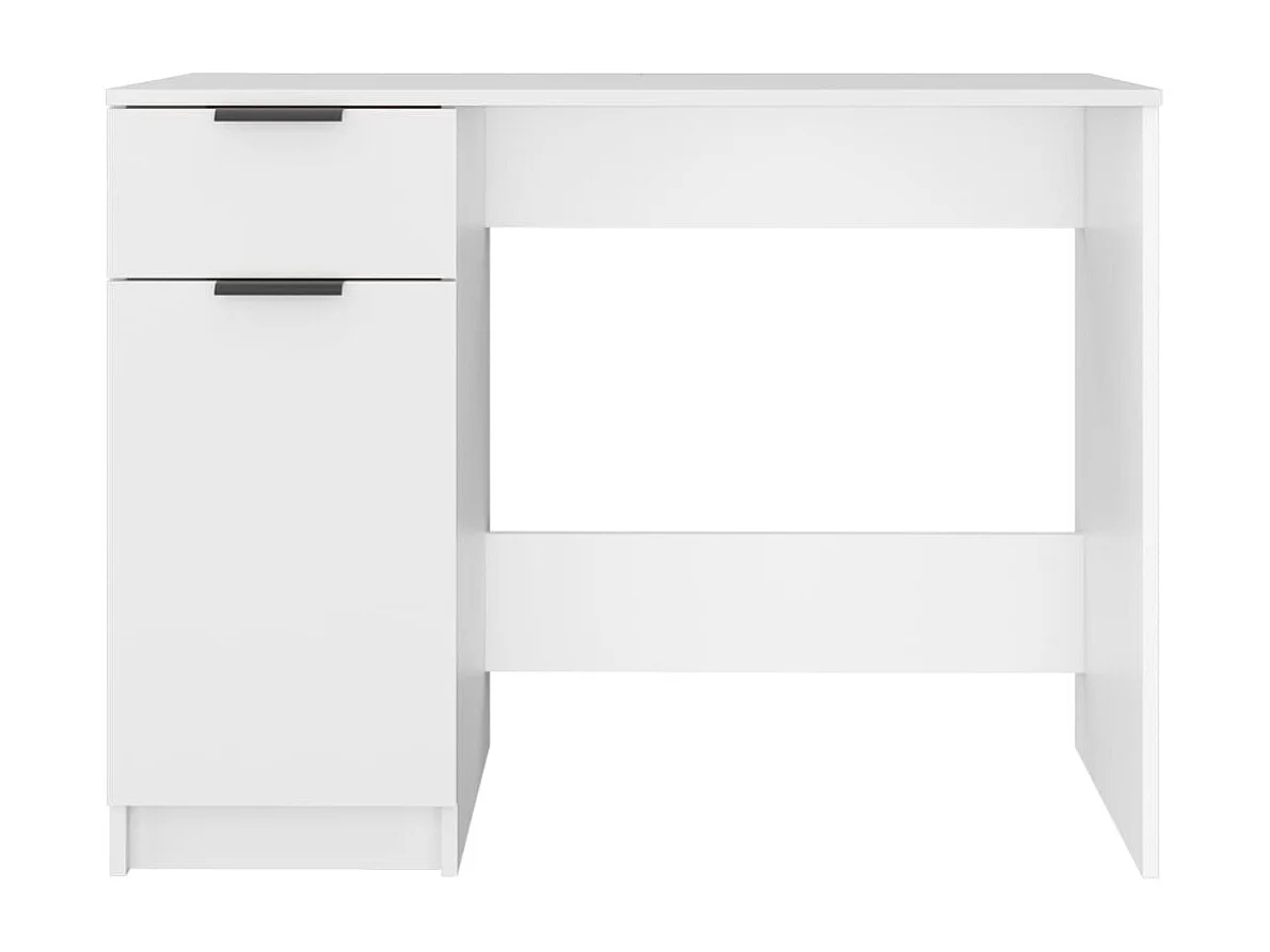 Scrivania Bianca 100x50x75 cm in Legno Multistrato