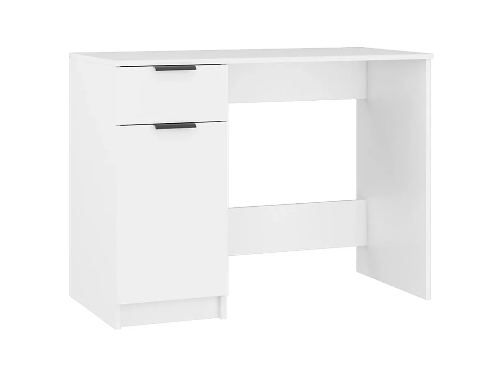 Bureau Blanc 100x50x75 cm Bois d'ingénierie
