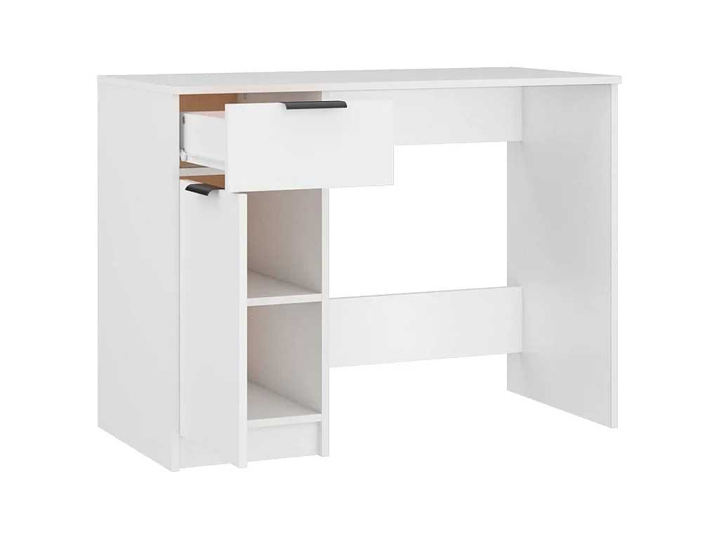 Bureau Blanc 100x50x75 cm Bois d'ingénierie