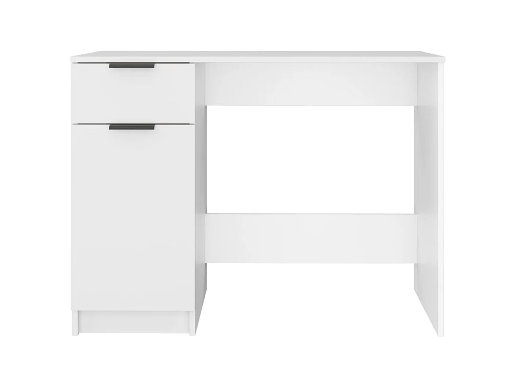 Bureau Blanc 100x50x75 cm Bois d'ingénierie