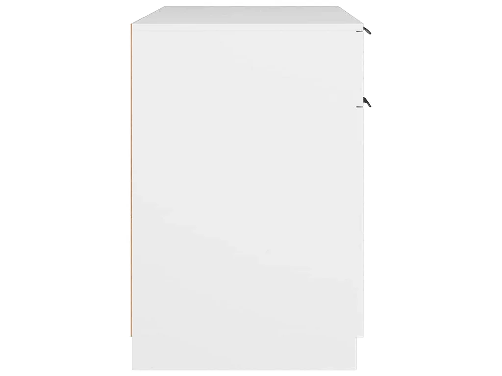 Bureau Blanc 100x50x75 cm Bois d'ingénierie