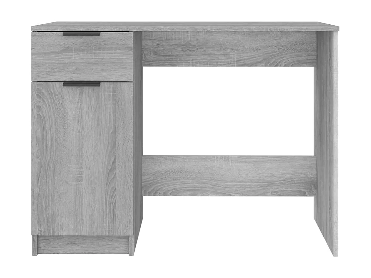 Bureau Sonoma gris 100x50x75 cm Bois d'ingénierie