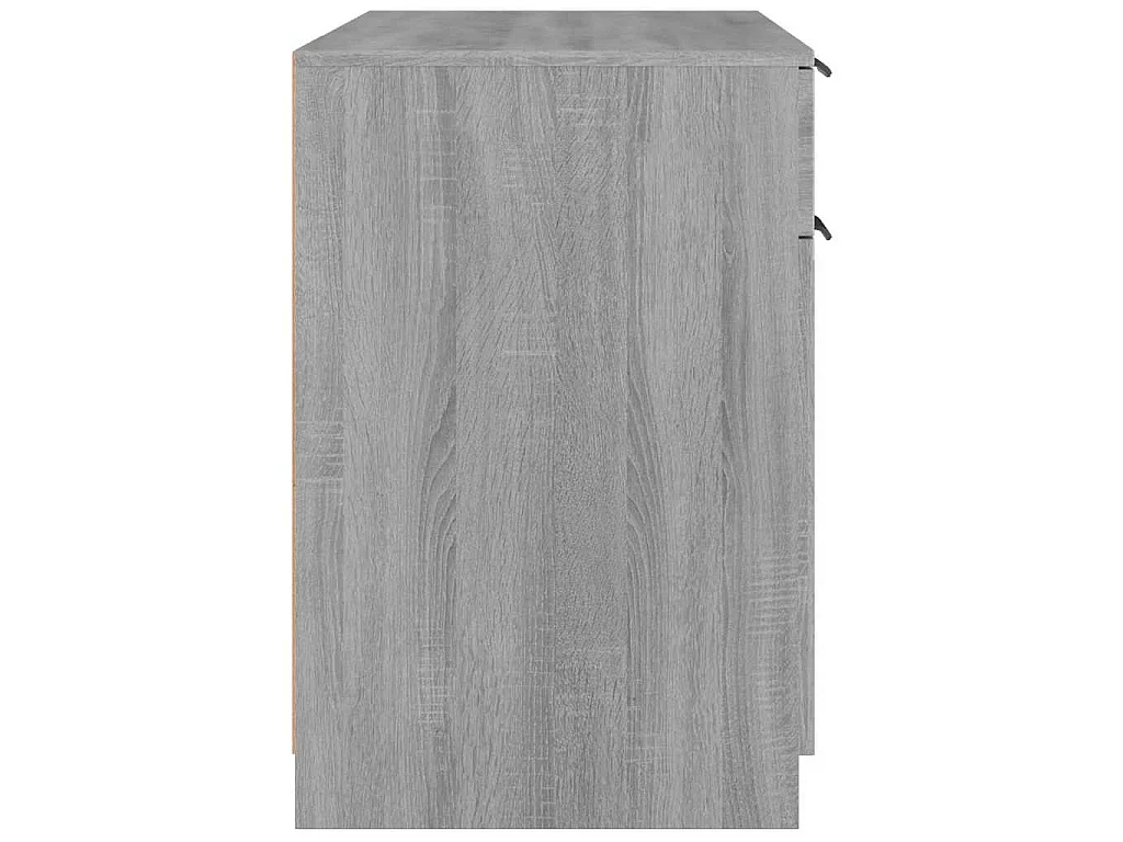 Bureau Sonoma gris 100x50x75 cm Bois d'ingénierie
