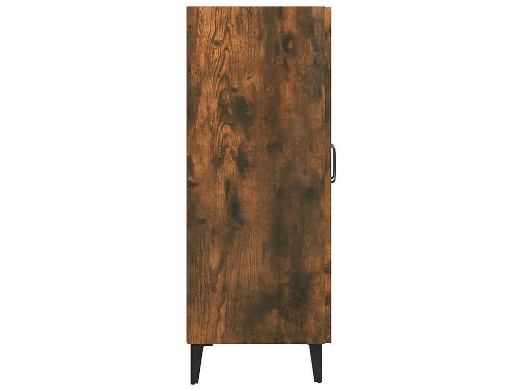 Dressoir 69,5x34x90 cm bewerkt hout gerookt eikenkleurig