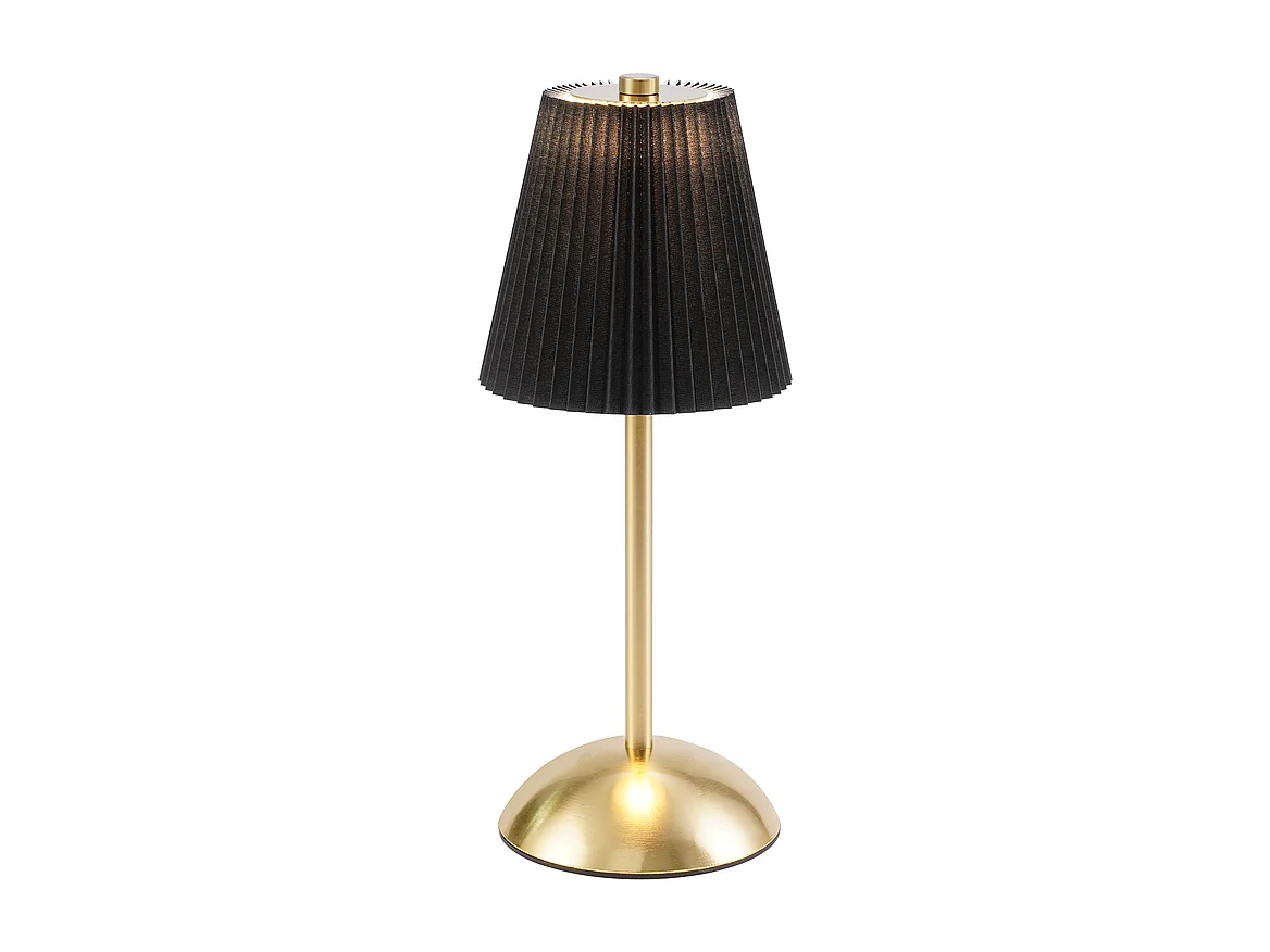 Nettlife Draadloze Tafellampenset van 2 - Dimbaar LED-nachtlampje met aanraakbediening, USB-oplaadbaar, stoffen kap, modern design voor de slaapkamer