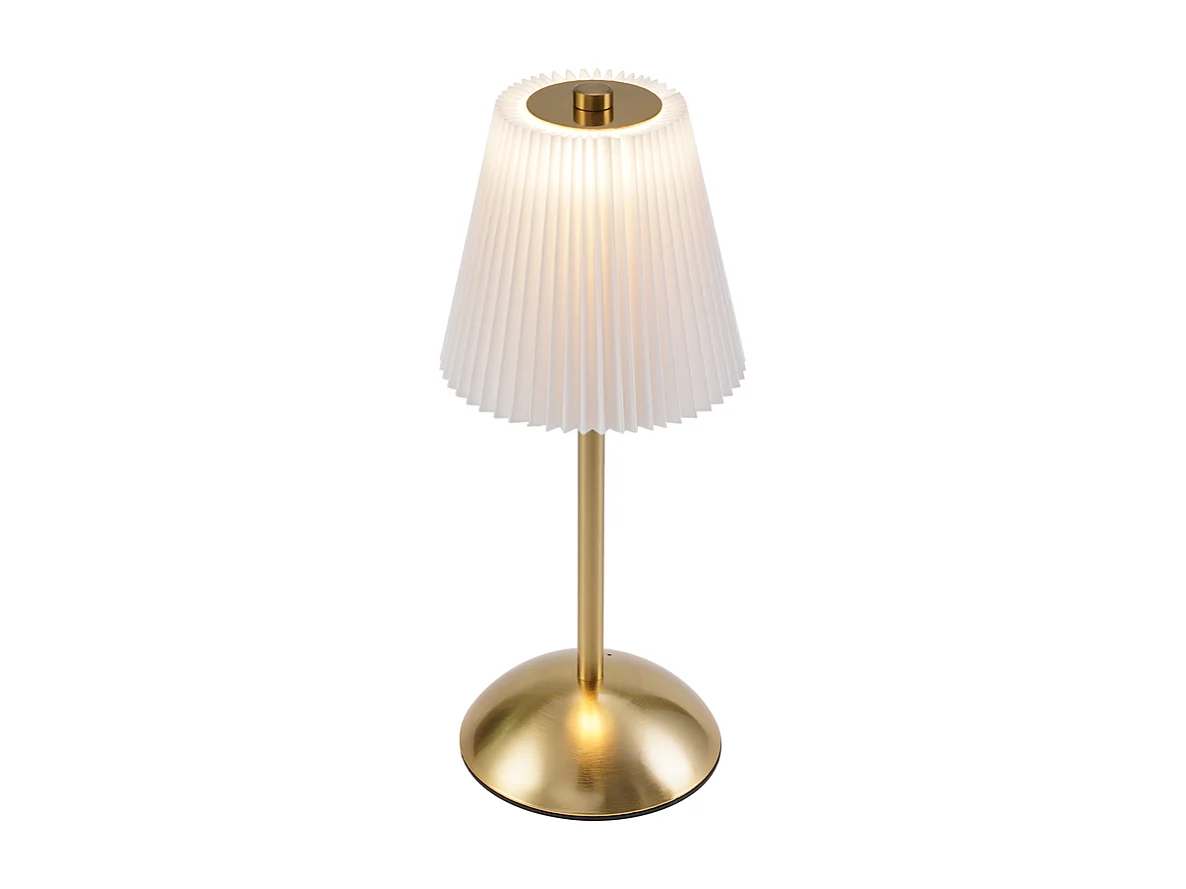 Nettlife Kabellose Tischlampen, 2er-Set – Dimmbare Touch-LED-Nachttischlampe, USB-aufladbar, Stoffschirm, modernes Design fürs Schlafzimmer