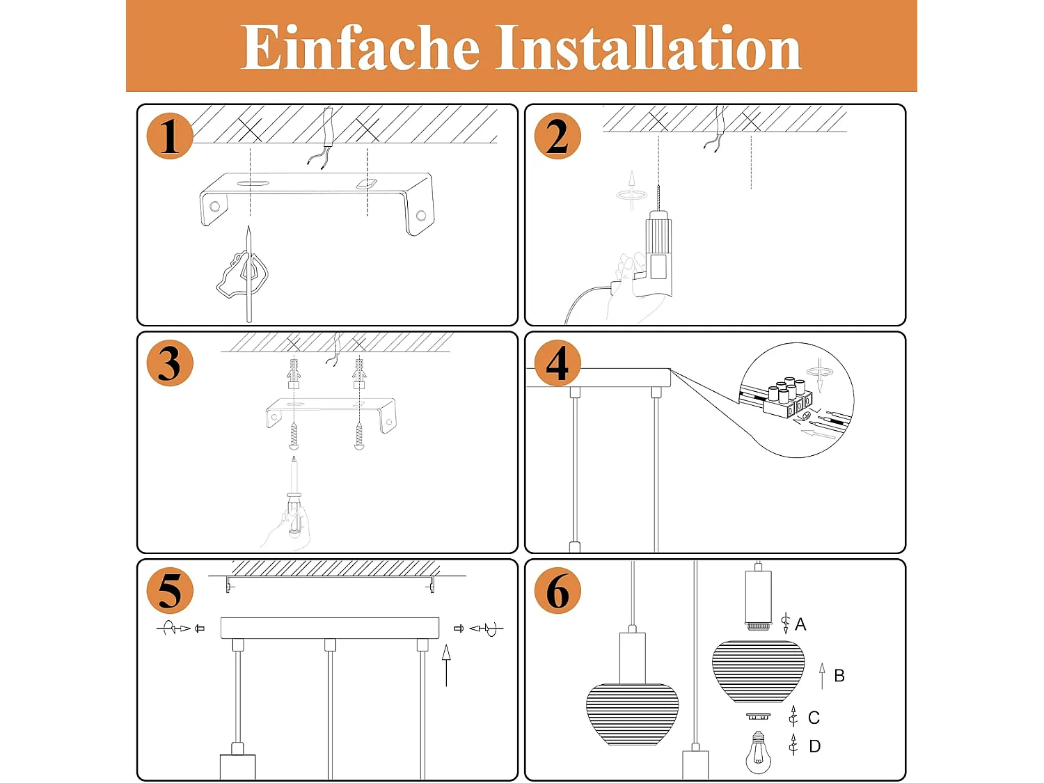 Nettlife Boho Rotan Hanglamp met 3 Lampen - Vintage Gevlochten Hennep Touw Kroonluchter E27 - Keuken/Eetkamer Verlichting (Lampen Niet Inbegrepen)