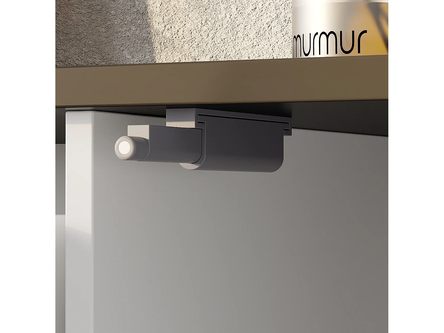 Buffet à motifs avec 4 Portes et 1 Tiroir, Meuble de Salon avec Plateau Laqué, Chambre et Salon, 160x40x77.5, Blanc et Noir