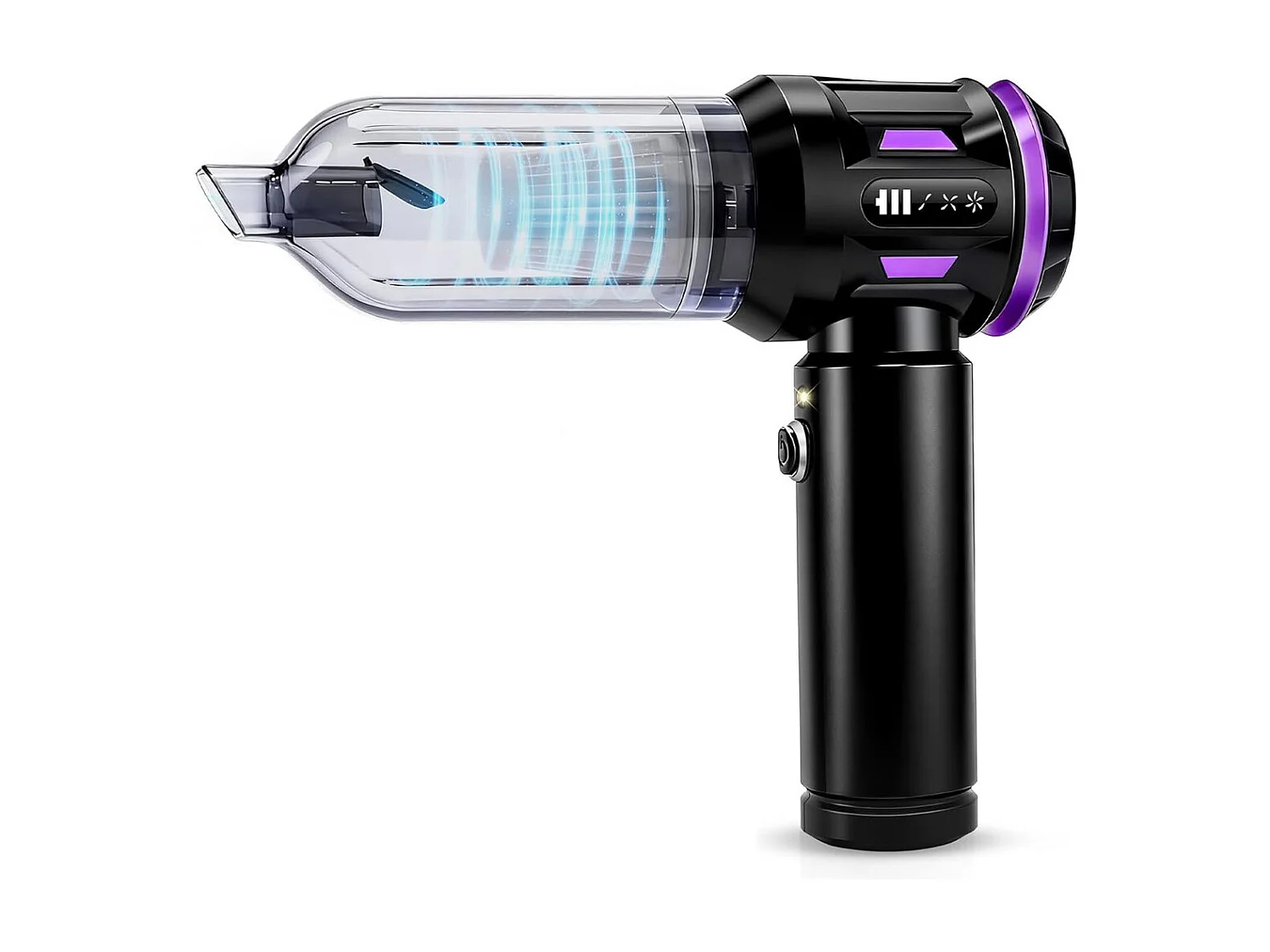 Nettlife Aspirateur à Main Sans Fil 17000Pa - Mini Aspirateur Voiture Puissant 4 en 1 - Moteur Brushless 3 Vitesses - Auto, Maison & Poils Animaux