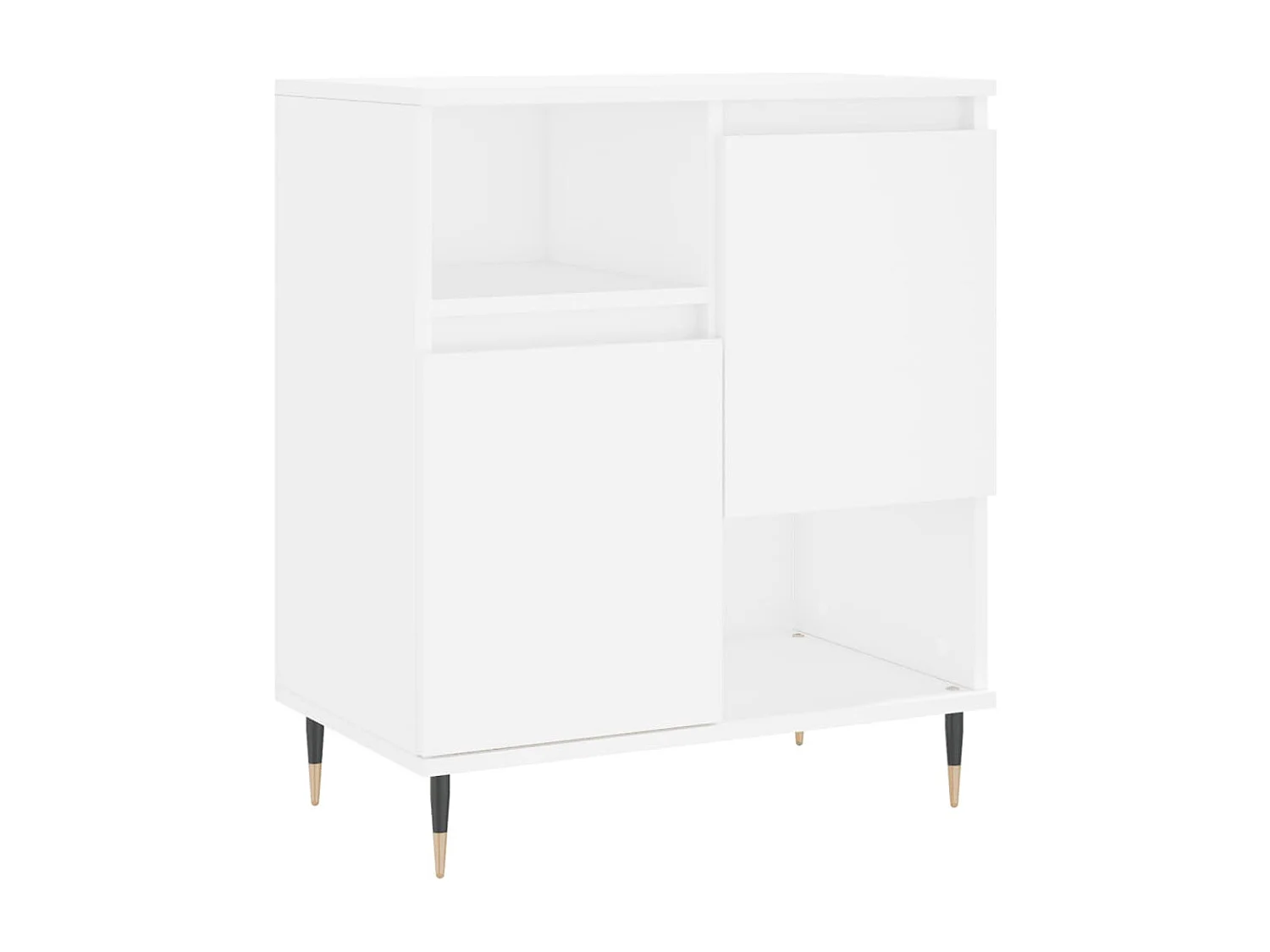 Buffet Blanc 60x35x70 cm Bois d'ingénierie