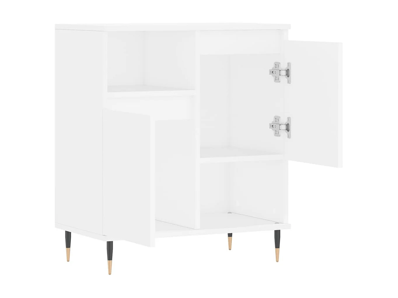 Buffet Blanc 60x35x70 cm Bois d'ingénierie