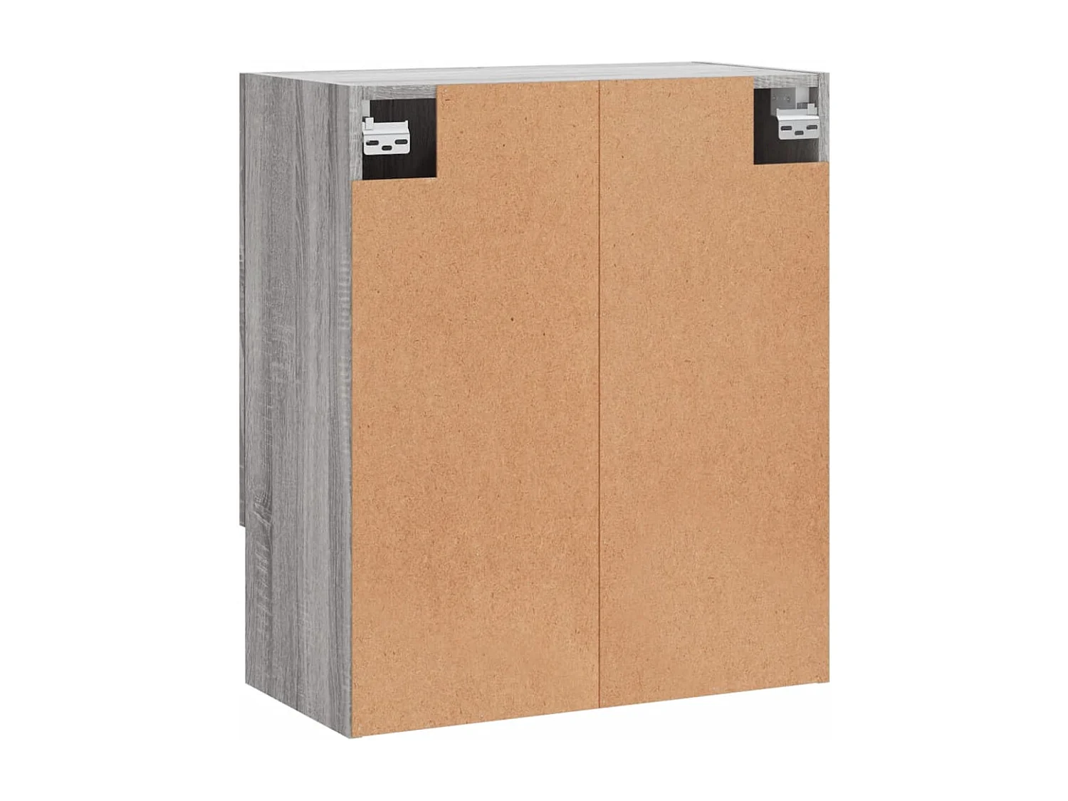 Armoire murale sonoma gris 60x31x70 cm bois d'ingénierie