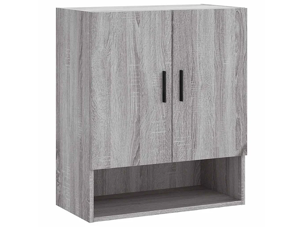 Armoire murale sonoma gris 60x31x70 cm bois d'ingénierie