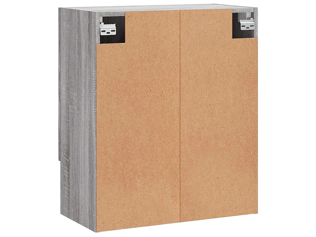 Armario de pared madera de ingeniería gris Sonoma 60x31x70 cm