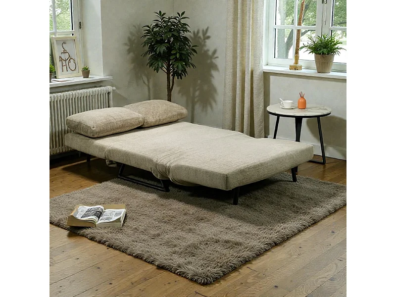 Canapé Convertible dépliable - Nami beige