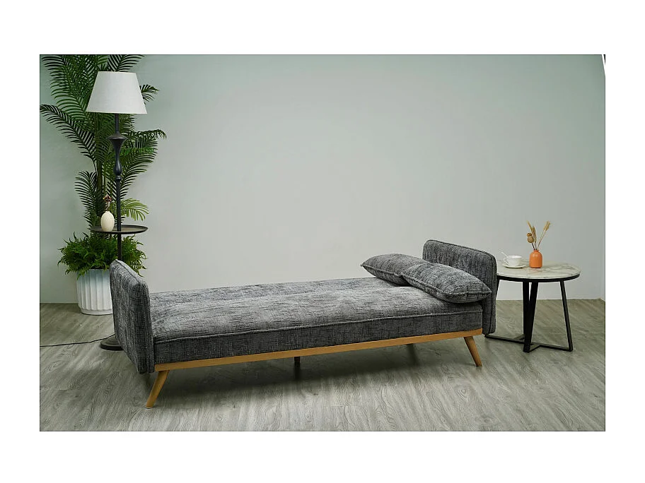 Canapé Convertible dépliable clic-clac - Hina gris
