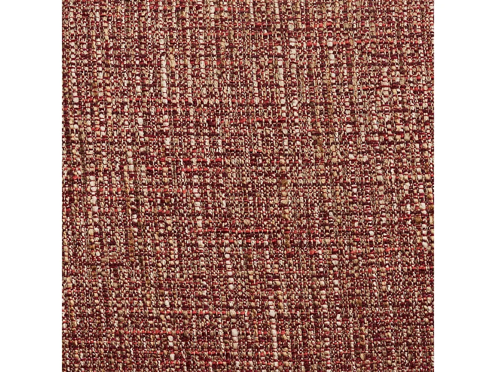 Hamiltony - Fauteuil lounge en tissu chiné  - Bordeaux chiné