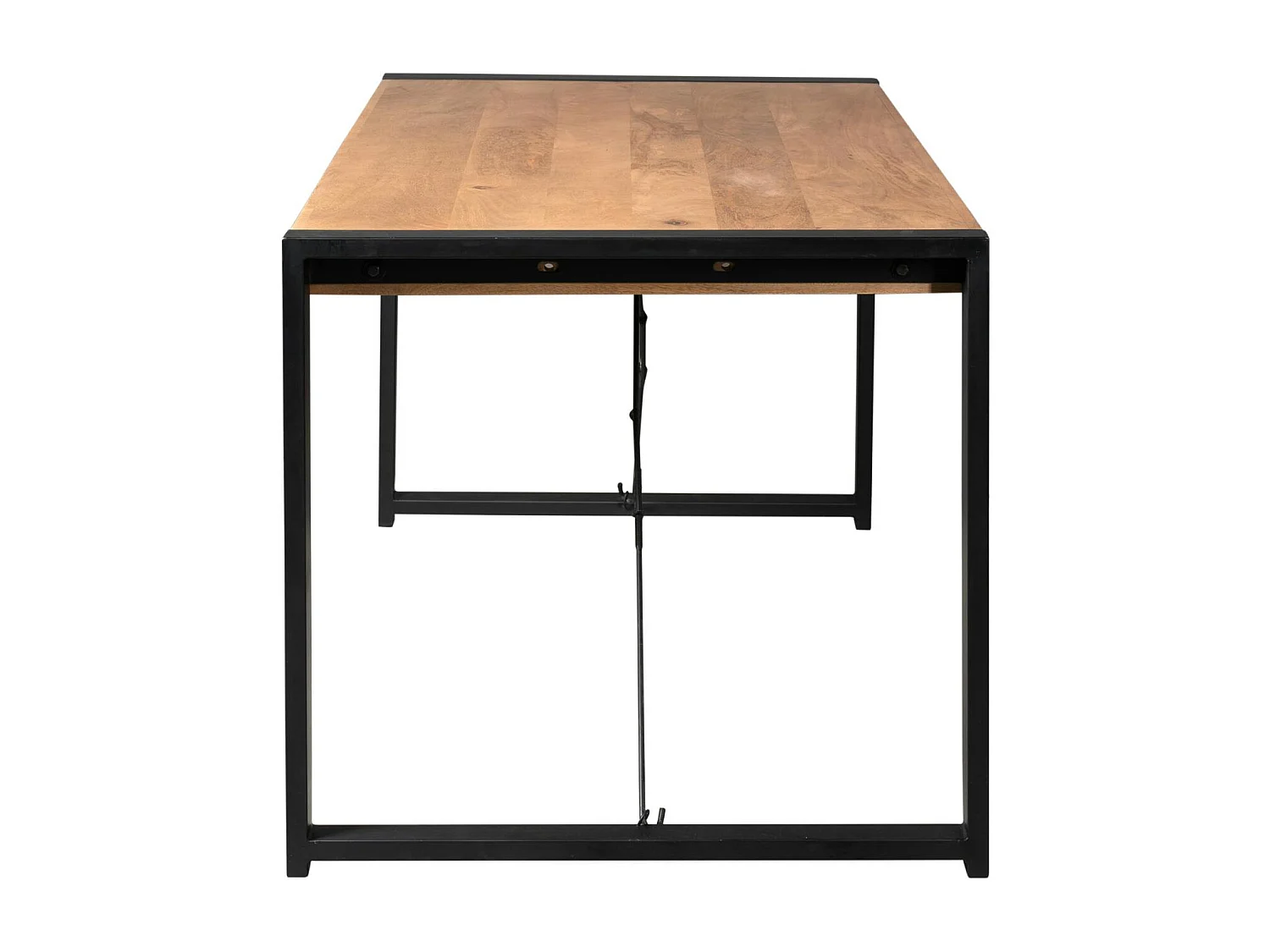 Table à manger bois métal 200 cm MILORA