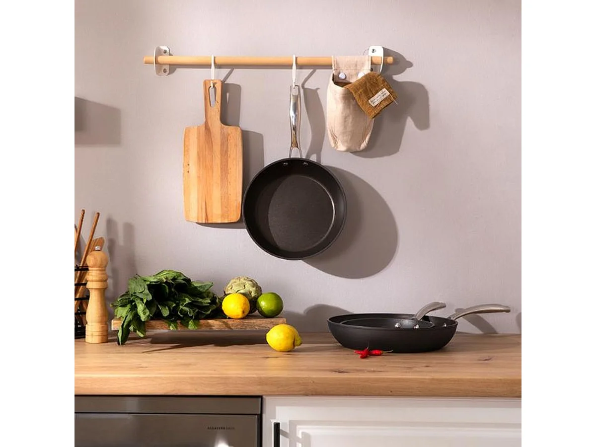 Set de 2 sartenes Cecotec Polka Fantasy Bucket aluminio forjado plateado Ø20/Ø24 cm