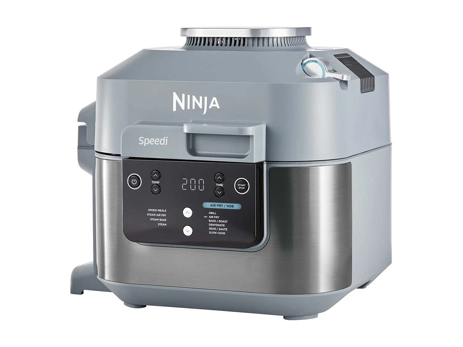 Ninja Speedi ON400EU, mijoteuse et friteuse à air chaud 5,7 L, Gris sel marin