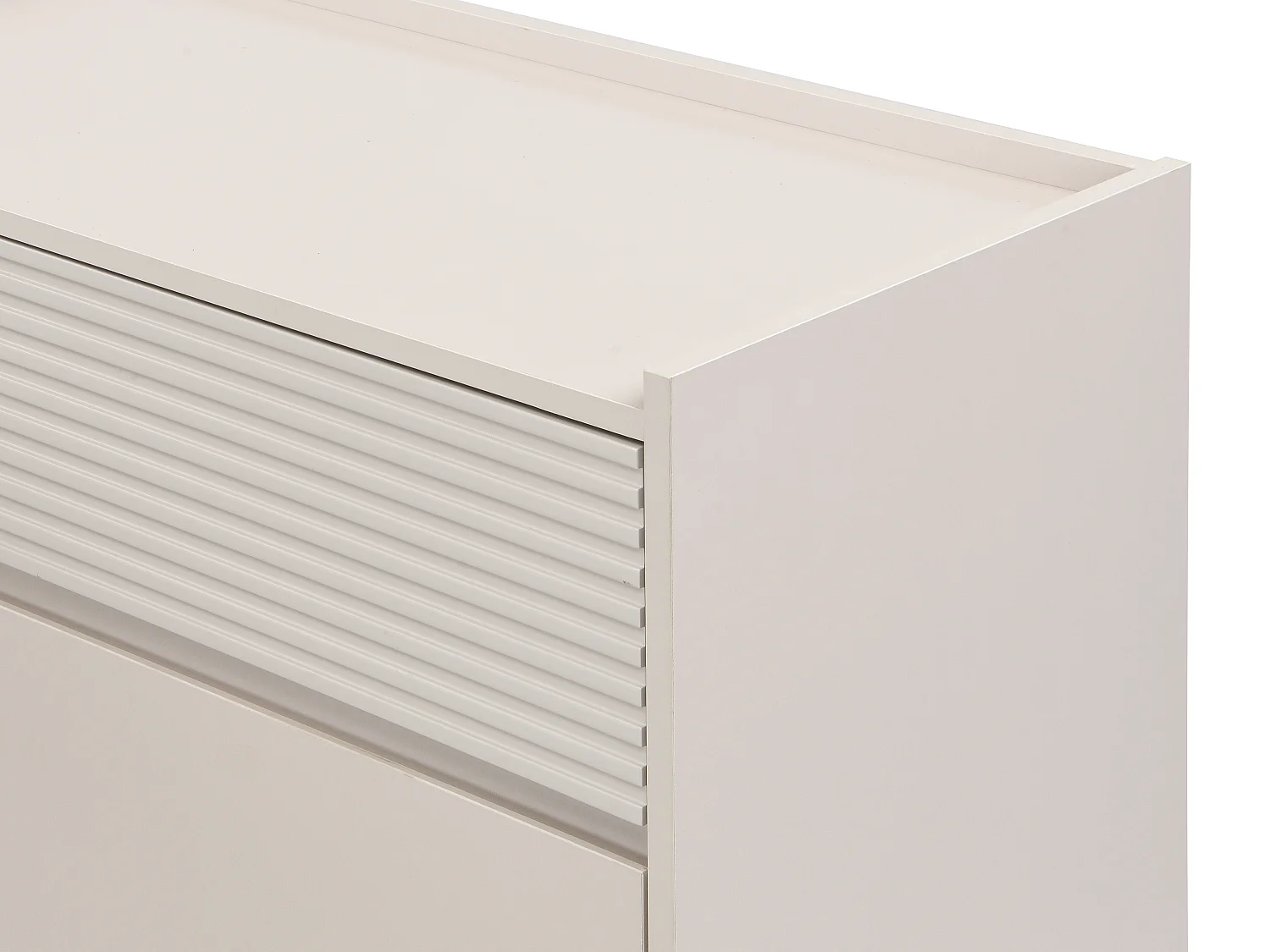 Commode coiffeuse 6 tiroirs et 3 niches – Beige – BOPANIA